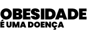 Logo com a frase "Obesidade é uma doença".